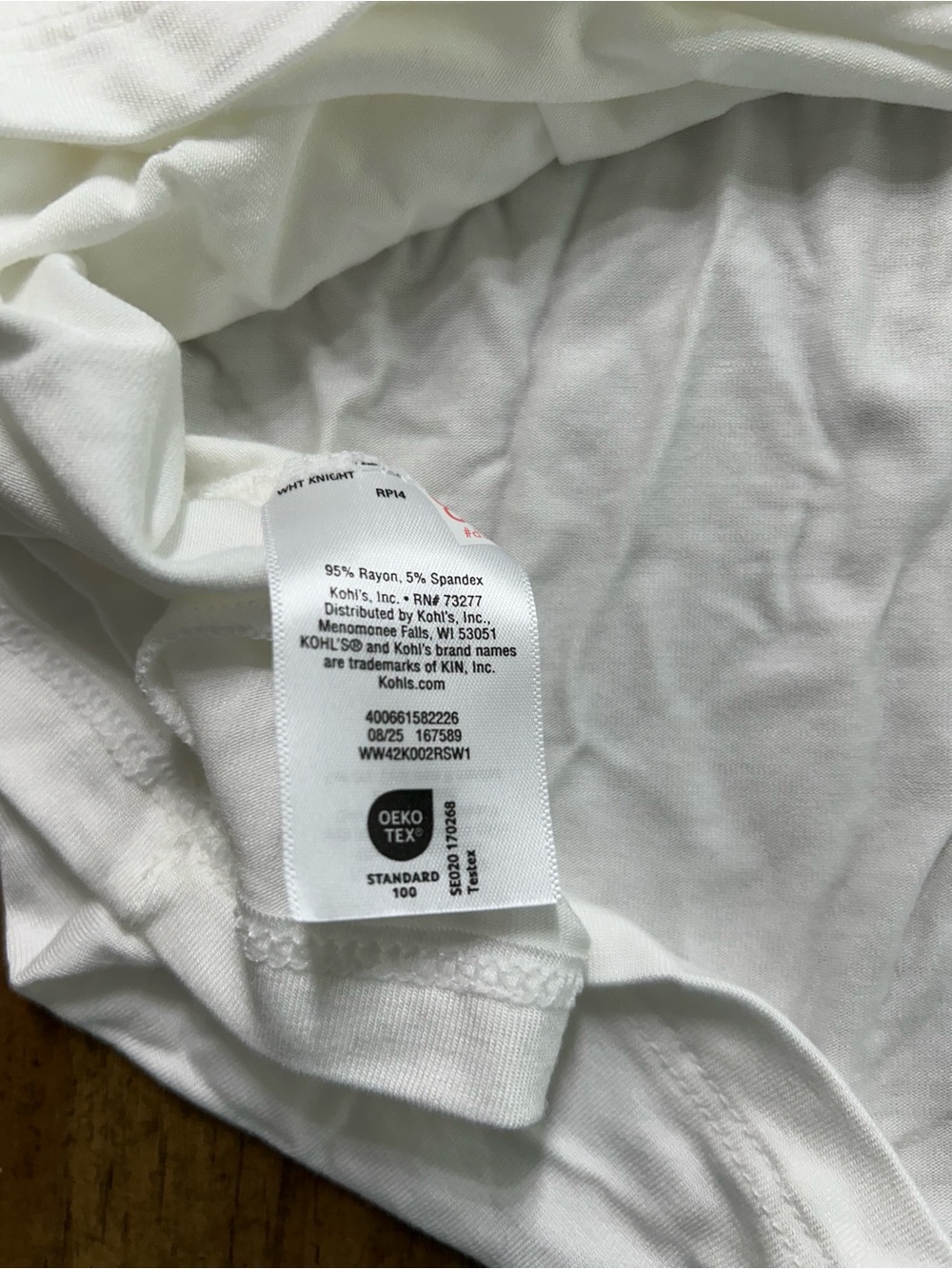 Nine West Women’s White Crew Neck Shirt - Picture 3 of 3